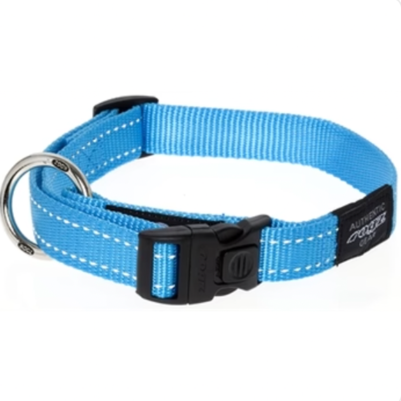 Hundehalsband Türkis 20 MMX34-56 CM